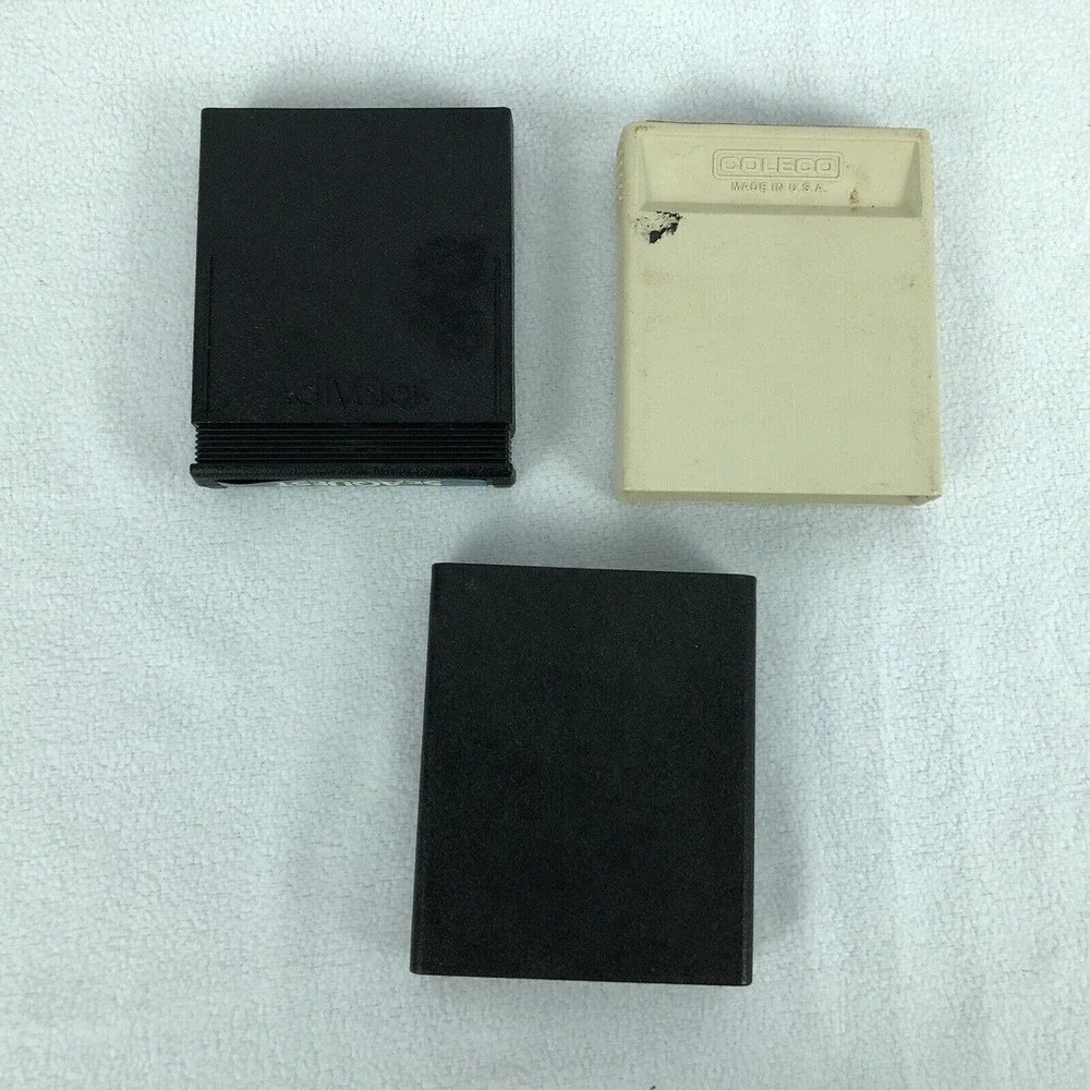 Atari Video‎ Game Cartridges Set of 3 Donkey Kong Seaquest Swordquest Earthworld